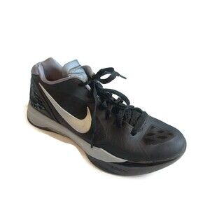 Nike Womens Size 9 Zoom Volley Hyperspike Volleyball Shoes Black Metallic Silver
